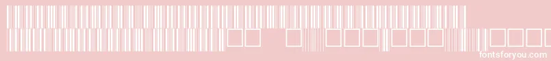 Fonte V100025 – fontes brancas em um fundo rosa