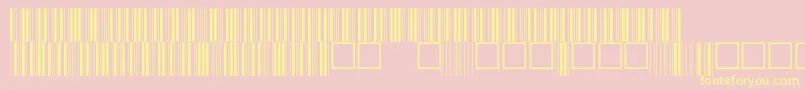V100025-Schriftart – Gelbe Schriften auf rosa Hintergrund