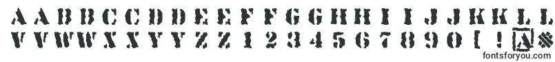 Шрифт Linotypesjablony – оригинальные шрифты