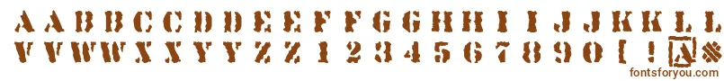 Linotypesjablony Font – Brown Fonts