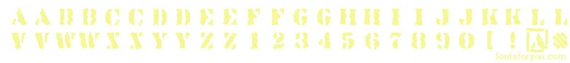 Linotypesjablony Font – Yellow Fonts