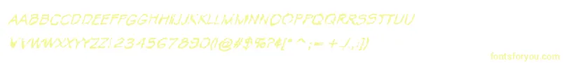 VtcKrinkleKutRegularItalic Font – Yellow Fonts