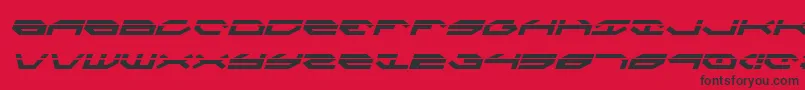 fuente Taskforceli – Fuentes Negras Sobre Fondo Rojo