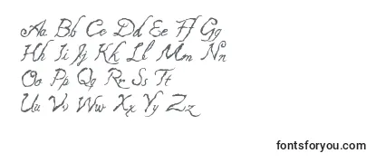Schriftart Caligraf1435