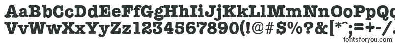 Czcionka TypewriterserialXboldRegular – czcionki dla Xiaomi