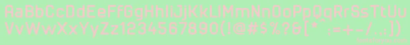 CuyabraBold Font – Pink Fonts on Green Background