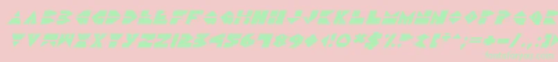 Ddorkv2i Font – Green Fonts on Pink Background