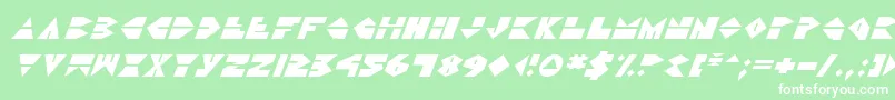 Ddorkv2i Font – White Fonts on Green Background