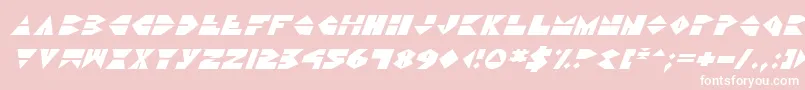 Ddorkv2i Font – White Fonts on Pink Background