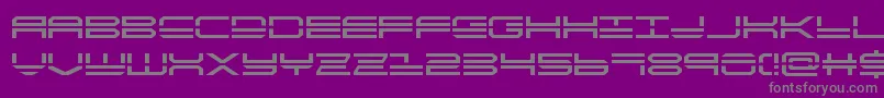Quickstrike Font – Gray Fonts on Purple Background