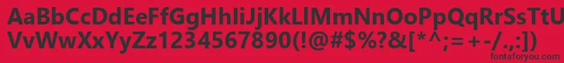 フォントLeelawadeeUiРџРѕР»СѓР¶РёСЂРЅС‹Р№ – 赤い背景に黒い文字