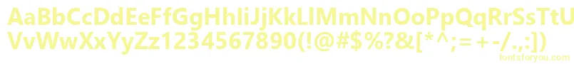フォントLeelawadeeUiРџРѕР»СѓР¶РёСЂРЅС‹Р№ – 白い背景に黄色の文字
