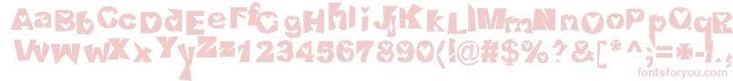 HeartlessValiumwhore Font – Pink Fonts on White Background