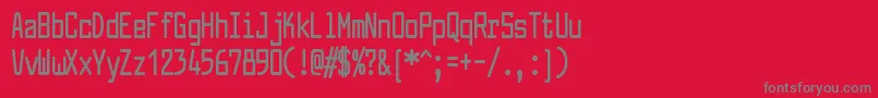 LarabiefontcpBold Font – Gray Fonts on Red Background