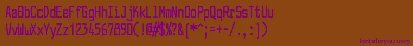 LarabiefontcpBold Font – Purple Fonts on Brown Background