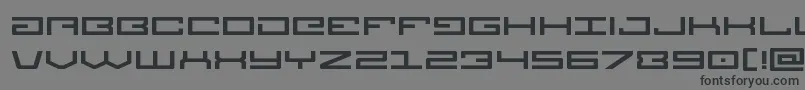 フォントLegionexpand – 黒い文字の灰色の背景