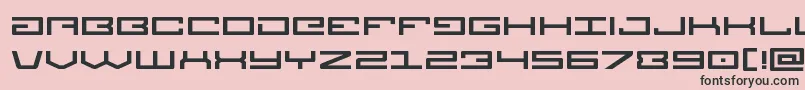 Legionexpand Font – Black Fonts on Pink Background