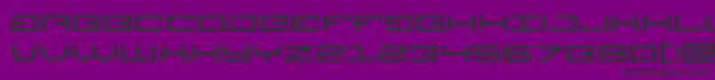Шрифт Legionexpand – чёрные шрифты на фиолетовом фоне
