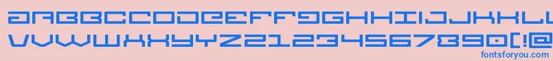 Шрифт Legionexpand – синие шрифты на розовом фоне