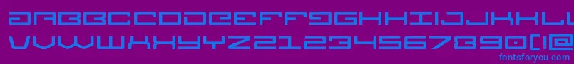 Шрифт Legionexpand – синие шрифты на фиолетовом фоне