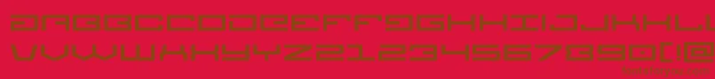 Legionexpand-fontti – ruskeat fontit punaisella taustalla