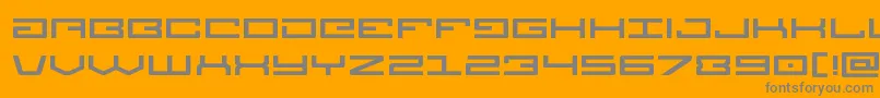 Legionexpand Font – Gray Fonts on Orange Background