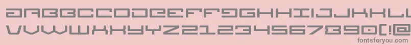 フォントLegionexpand – ピンクの背景に灰色の文字