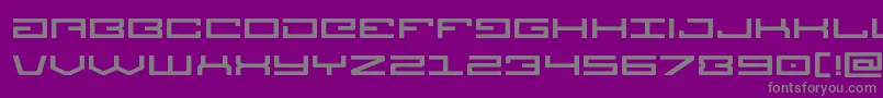 フォントLegionexpand – 紫の背景に灰色の文字