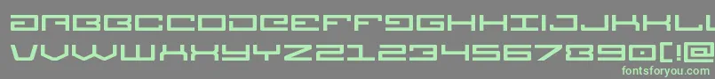 Шрифт Legionexpand – зелёные шрифты на сером фоне