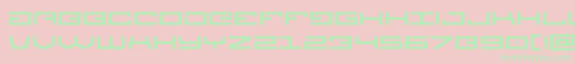 Шрифт Legionexpand – зелёные шрифты на розовом фоне