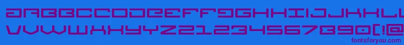 Шрифт Legionexpand – фиолетовые шрифты на синем фоне