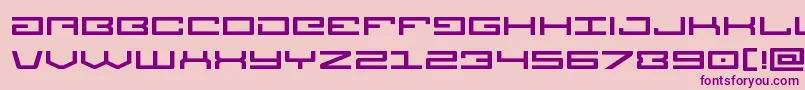 Legionexpand Font – Purple Fonts on Pink Background