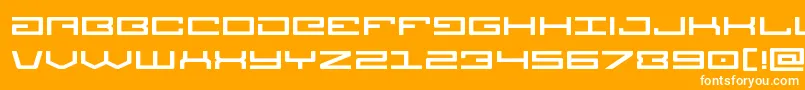 Legionexpand Font – White Fonts on Orange Background