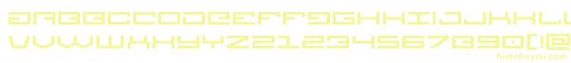 Legionexpand-fontti – keltaiset fontit valkoisella taustalla