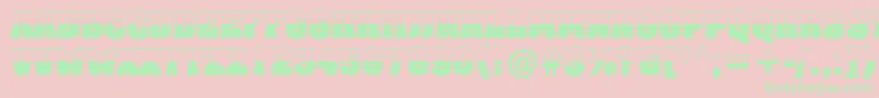 AAssuantitulbwBold-Schriftart – Grüne Schriften auf rosa Hintergrund