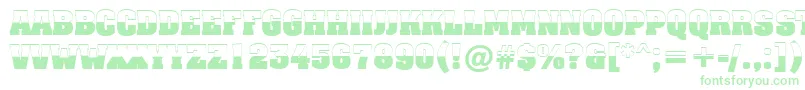 AAssuantitulbwBold-Schriftart – Grüne Schriften auf weißem Hintergrund