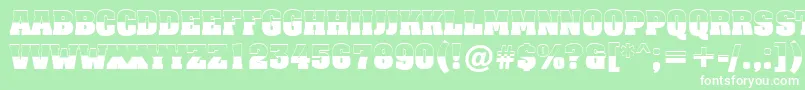 AAssuantitulbwBold Font – White Fonts on Green Background