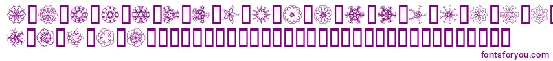 JiKaleidoscopeBats Font – Purple Fonts