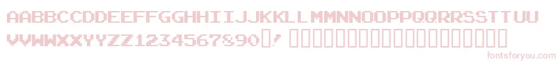 Czcionka Arcadeclassic – różowe czcionki