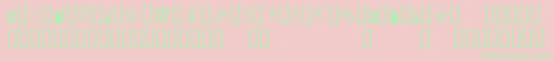 Ivanbats Font – Green Fonts on Pink Background