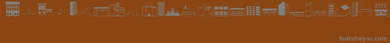 Fts8 Font – Gray Fonts on Brown Background