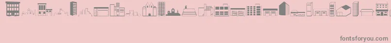 Fts8 Font – Gray Fonts on Pink Background