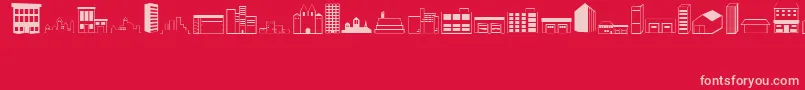 Fts8 Font – Pink Fonts on Red Background