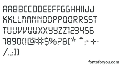 Readout font – high-Tech Fonts