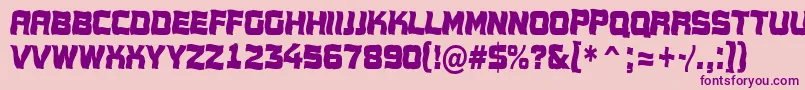 AConceptotitulnrwv Font – Purple Fonts on Pink Background