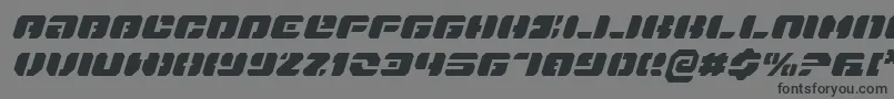 Danstargatei Font – Black Fonts on Gray Background