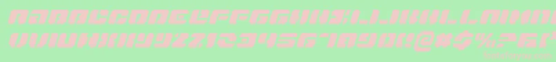 Danstargatei Font – Pink Fonts on Green Background