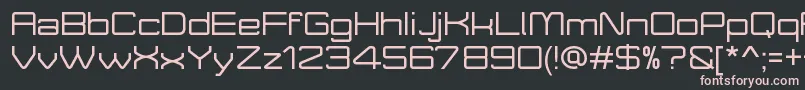 MoveXDemo Font – Pink Fonts on Black Background