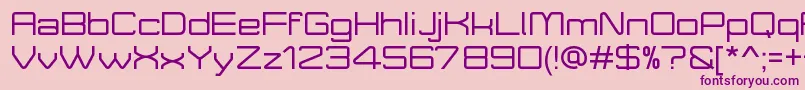 MoveXDemo Font – Purple Fonts on Pink Background