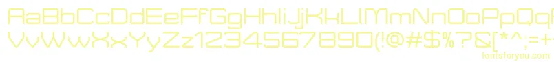 MoveXDemo Font – Yellow Fonts on White Background